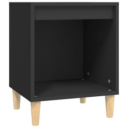 Tables de chevet 2 pcs Noir 40x35x50 cm 629444629444