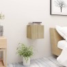 Tables de chevet 2pcs Chêne sonoma 30,5x30x30cm Bois ingénierie 629445629445