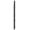 Tête de lit murale Noir 166x3x60 cm Bois massif de pin 629455629455