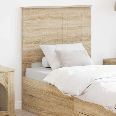 Tête de lit Chêne Sonoma 75 cm Bois d'ingénierie 629457629457