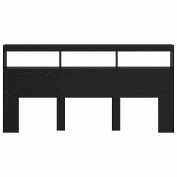 Tête de lit Chêne noir 200 x 17 x 102 cm Bois d'ingénierie 629464629464
