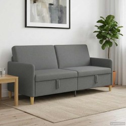 Sofa avec rangement Gris foncé 192 x 78 x 87 cm Polyester 629468629468