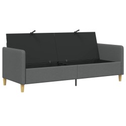 Sofa avec rangement Gris foncé 192 x 78 x 87 cm Polyester 629468629468