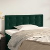 Tête de lit Vert foncé 90x5x78/88 cm Velours 629472629472