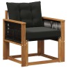 Sofa de milieu extérieur Bois d'Acacia Massif Naturel 629477629477
