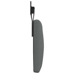 Tête de lit suspendue Gris foncé Tissu 629479629479
