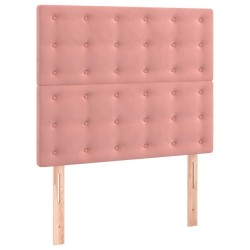 Tête de lit Rose 100x5x118/128 cm Velours 629487629487