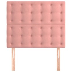 Tête de lit Rose 100x5x118/128 cm Velours 629487629487