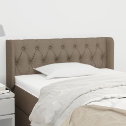 Tête de lit avec oreilles Taupe 103x16x78/88 cm Tissu 629491629491