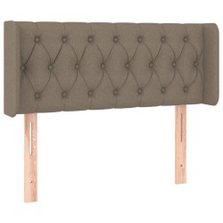 Tête de lit avec oreilles Taupe 103x16x78/88 cm Tissu 629491629491