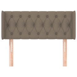 Tête de lit avec oreilles Taupe 103x16x78/88 cm Tissu 629491629491
