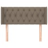 Tête de lit avec oreilles Taupe 103x16x78/88 cm Tissu 629491629491