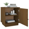 Tables de chevet 2pcs Marron miel 40x34x45cm Bois de pin massif 629492629492