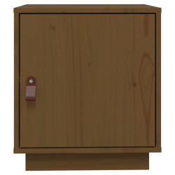 Tables de chevet 2pcs Marron miel 40x34x45cm Bois de pin massif 629492629492