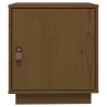 Tables de chevet 2pcs Marron miel 40x34x45cm Bois de pin massif 629492629492