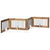 Porte de chien pliable avec supports 4 pcs Bois ancien 401 cm 629497629497