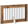 Porte de chien pliable avec supports 4 pcs Bois ancien 401 cm 629497629497