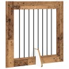 Porte de chien pliable avec supports 4 pcs Bois ancien 321 cm 629499629499