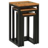 Table Gigogne 3 pc Marron Bois de teck massif 629500629500