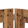 Porte de chien pliable avec supports 4 pcs Bois ancien 321 cm 629501629501