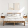 Tables de chevet murales 2 pcs vieux bois 34x30x20 cm 629506629506