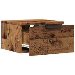 Tables de chevet murales 2 pcs vieux bois 34x30x20 cm 629506629506