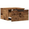 Tables de chevet murales 2 pcs vieux bois 34x30x20 cm 629506629506