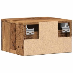 Tables de chevet murales 2 pcs vieux bois 34x30x20 cm 629506629506