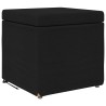 Tabouret Noir 41 x 41 x 40 cm Tissu et bois stratifié 629513629513