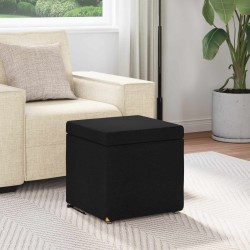 Tabouret Noir 41 x 41 x 40 cm Tissu et bois stratifié 629513629513