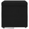Tabouret Noir 41 x 41 x 40 cm Tissu et bois stratifié 629513629513