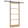 Porte coulissante ORKDAL Naturel et Noir 93 x 202 cm 629515629515