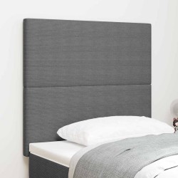 Tête de lit Gris clair 90 cm Tissu en velours côtelé 629516629516