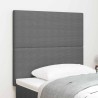 Tête de lit Gris clair 90 cm Tissu en velours côtelé 629516629516