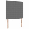 Tête de lit Gris clair 90 cm Tissu en velours côtelé 629516629516