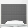Tête de lit Gris clair 90 cm Tissu en velours côtelé 629516629516