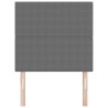 Tête de lit Gris clair 90 cm Tissu en velours côtelé 629516629516