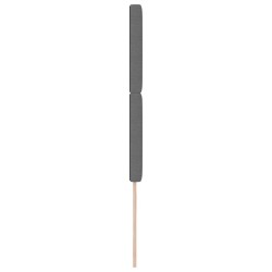 Tête de lit Gris clair 90 cm Tissu en velours côtelé 629516629516