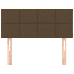 Tête de lit Marron Foncé 100x5x78/88 cm Tissu 629519629519