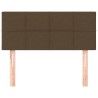 Tête de lit Marron Foncé 100x5x78/88 cm Tissu 629519629519