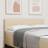 Tête de lit LED avec bandes LED Crème 144 cm tissu 629525629525