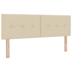 Tête de lit LED avec bandes LED Crème 144 cm tissu 629525629525