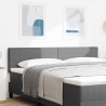Tête de lit Gris clair 180 cm Tissu en velours côtelé 629526629526
