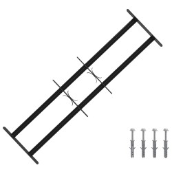 Grille de sécurité pour fenêtres avec 2 barres transversales 629528629528