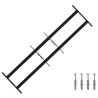 Grille de sécurité pour fenêtres avec 2 barres transversales 629528629528