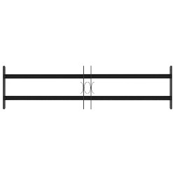 Grille de sécurité pour fenêtres avec 2 barres transversales 629528629528
