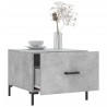 Tables basses 2 pcs gris béton 50x50x40 cm bois d'ingénierie 629529629529
