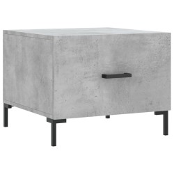 Tables basses 2 pcs gris béton 50x50x40 cm bois d'ingénierie 629529629529