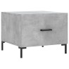 Tables basses 2 pcs gris béton 50x50x40 cm bois d'ingénierie 629529629529