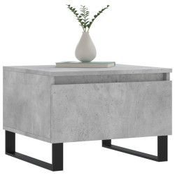 Tables basses 2 pcs gris béton 50x46x35 cm bois d'ingénierie 629530629530